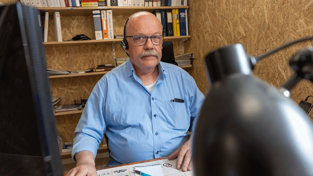 Torkild i sit kontor